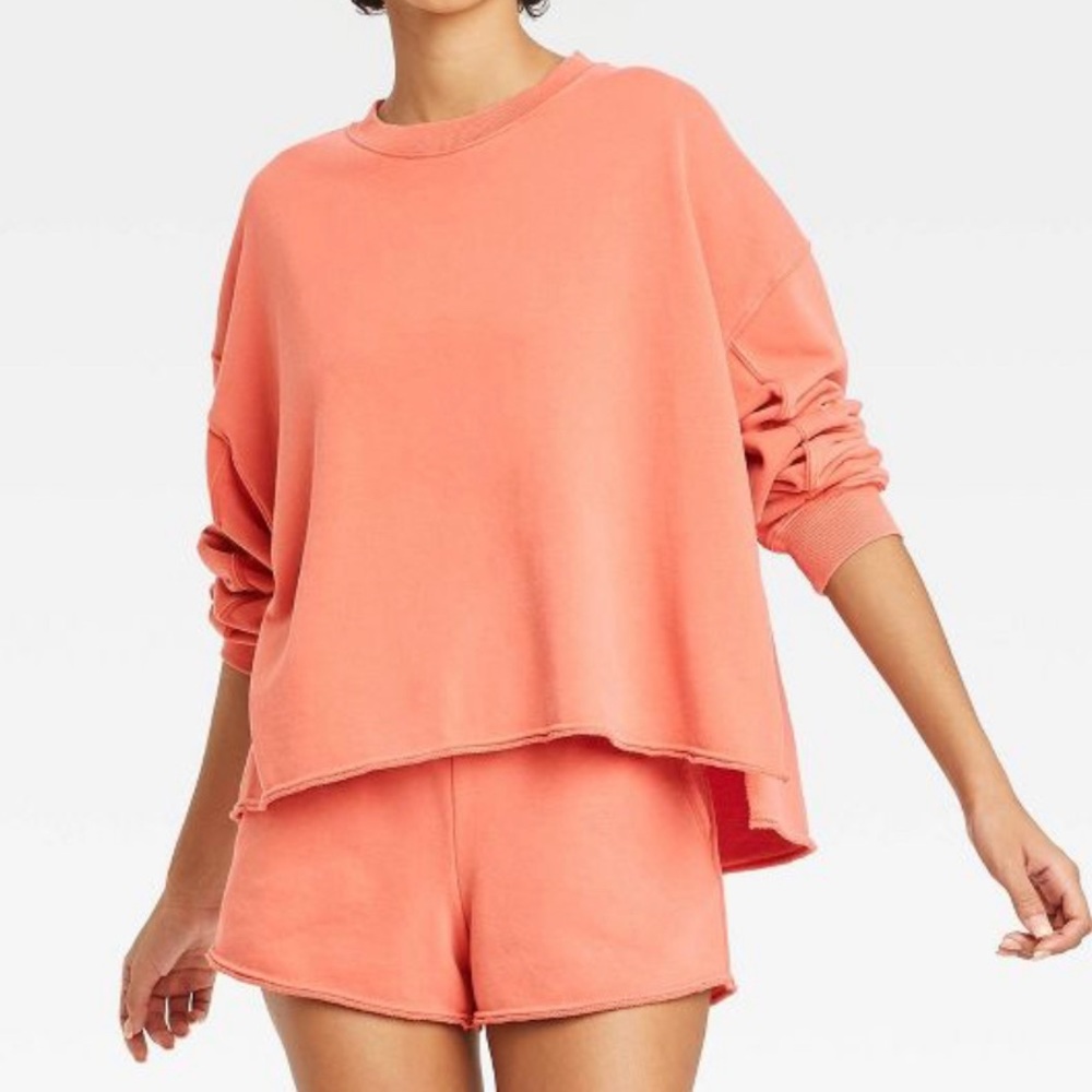Women's French Terry Crewneck Lounge Sweatshirt - Colsie